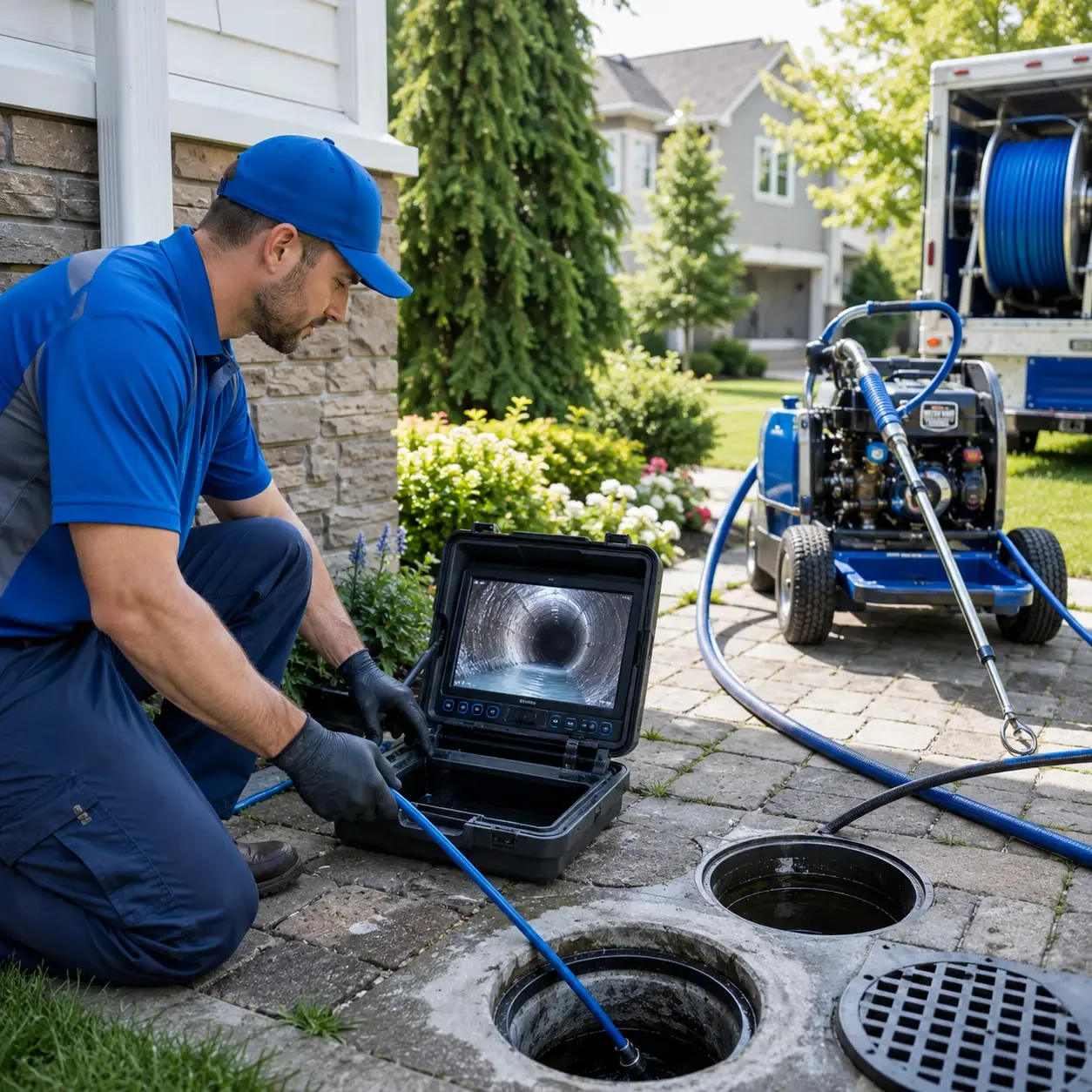 Outdoor drain cleaning professionals serving Long Branch, NJ